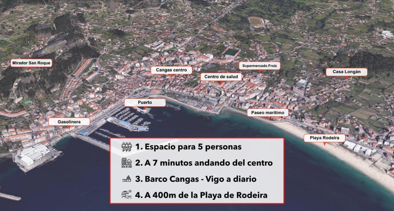 Casa Longan, Completo Alojamiento Cerca De La Playa Cangas do Morrazo Eksteriør billede